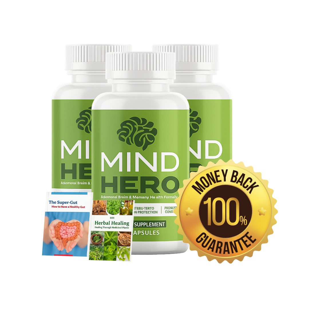 3 Bottles MindHero Brain Health Supplement